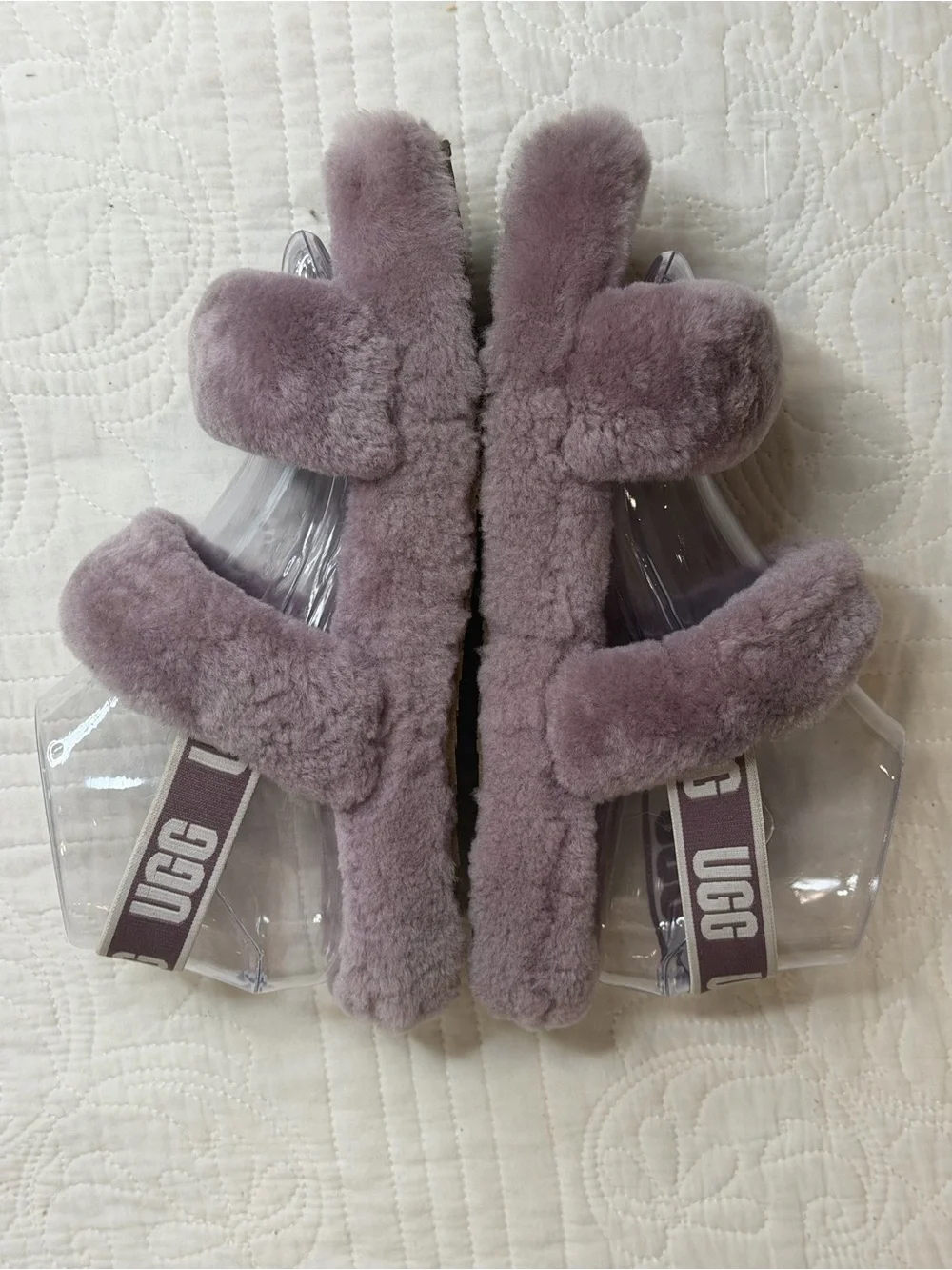 UGG Girls Size 5 Kids' Oh Yeah Slipper 1115752K Lilac Purple Slide Comfy